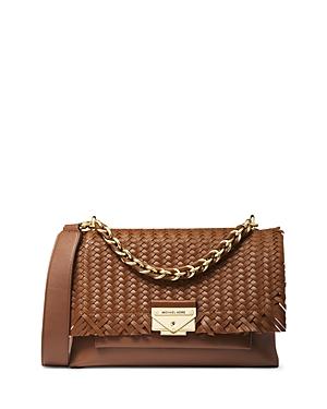 Michael Michael Kors Cece Medium Chain Leather Shoulder Bag