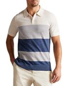 Ted Baker Merino Striped Polo Shirt