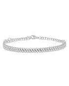 Bloomingdale's Diamond Adjustable Double Row Tennis Bracelet In 14k White Gold, 3.0 Ct. T.w. - 100% Exclusive