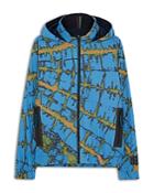 Ps Paul Smith Hooded Print Track Jacket