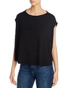 Eileen Fisher Petites Boat-neck Boxy Top