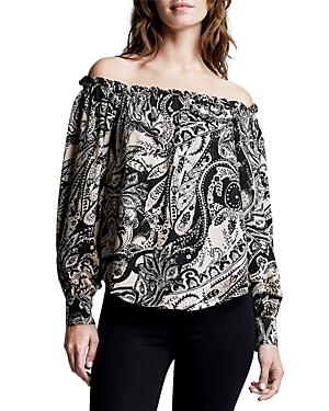 L'agence Rowan Off-the-shoulder Blouse