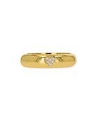 Moon & Meadow Diamond Heart Cluster Ring In 14k Yellow Gold - 100% Exclusive