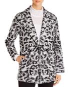 Nic+zoe Leopard-print Faux-fur Coat