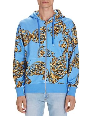 Versace Jeans Couture Garland Baroque Print Hooded Sweatshirt