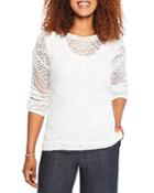 Nic+zoe Dunes Open Stitch Sweater
