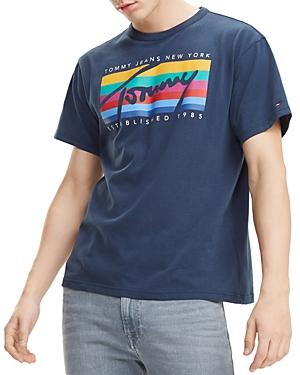 Tommy Jeans Rainbow Logo Graphic Tee