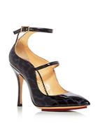 Charlotte Olympia Lyra Double Strap Pointed Toe Pumps