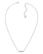 Adore Mixed Crystal Mini Bar Pendant Necklace, 16