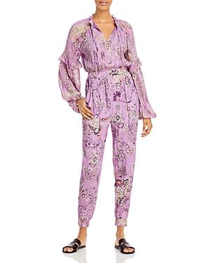 Hemant And Nandita Printed Belted Jumpsuit