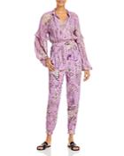 Hemant And Nandita Printed Belted Jumpsuit