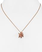 Kate Spade New York Mini Flying Pig Pendant Necklace, 16