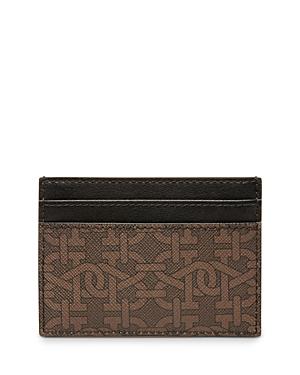 Bally Monogram Print Card Case