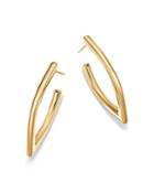 Bloomingdale's V-shape Hoop Earrings In 14k Yellow Gold - 100% Exclusive