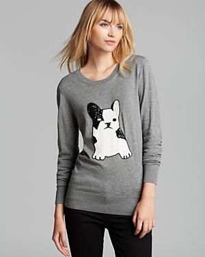 French Connection Sweater - Bulldog Sequin