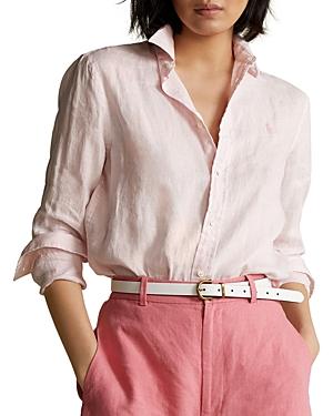 Polo Ralph Lauren Linen Button Down Blouse