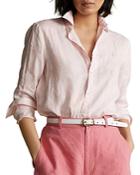 Polo Ralph Lauren Linen Button Down Blouse