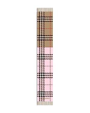 Burberry Contrast Check Cashmere Scarf