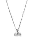 Diamond Trio Pendant Necklace In 14k White Gold, .30 Ct. T.w. - 100% Exclusive