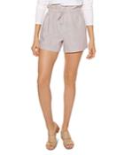 Belldini Striped Paperbag Shorts