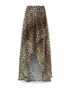 Allsaints Slvina Leppo Leopard Print Skirt