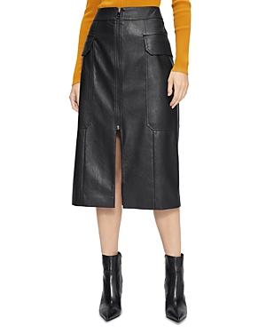 Ted Baker Dayllaa Faux Leather Utility Pencil Skirt