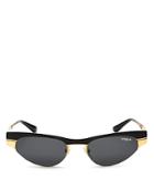 Vogue Eyewear Gigi Hadid For Vogue Cat Eye Wrap Sunglasses, 51mm