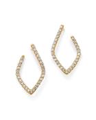 Bloomingdale's Diamond Front-back Rhombus Earrings In 14k Yellow Gold, 1.0 Ct. T.w. - 100% Exclusive