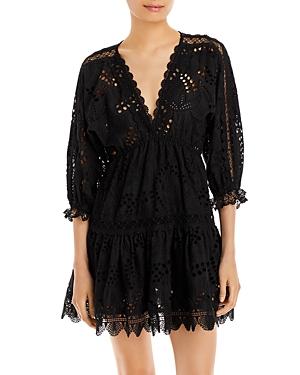 Waimari Amante Eyelet Mini Dress