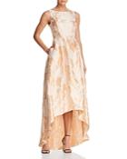 Adrianna Papell Jacquard High/low Ball Gown - 100% Exclusive