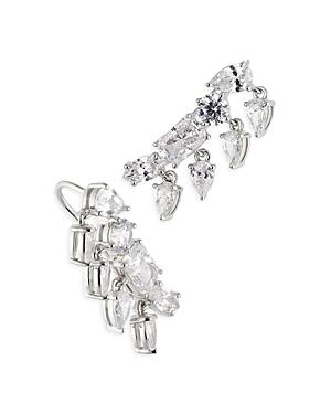 Nadri Rsvp Crystal Shaky Ear Climber Earrings