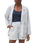 Michael Stars Remi Striped Cotton Blazer