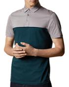 Ted Baker Color-blocked Short-sleeve Polo