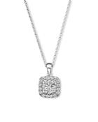 Diamond Cluster Pendant Necklace In 14k White Gold, 0.50 Ct. T.w. - 100% Exclusive