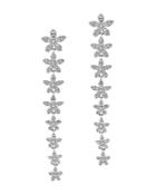 Bloomingdale's Diamond Flower Drop Earrings In 14k White Gold, 0.75 Ct. T.w. - 100% Exclusive