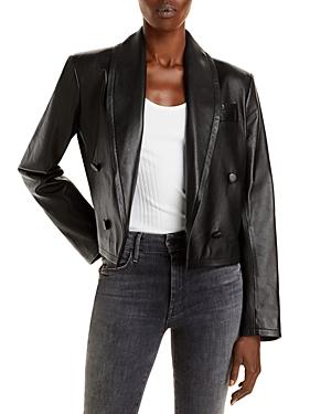 Anine Bing Mae Leather Blazer