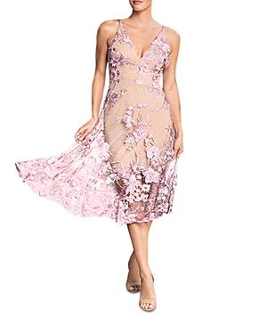 Dress The Population Audrey Plunging Midi Dress