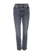 Hudson Holly High-rise Straight Ankle Jeans In Mercenary