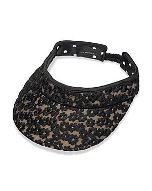 Lele Sadoughi Floral Lace Visor