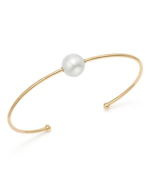 Zoe Chicco 14k Yellow Gold Cultured Freshwater Pearl Open Cuff