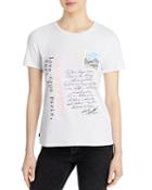 Karl Lagerfeld Paris Postcard Graphic Tee