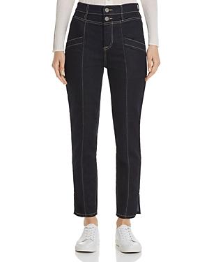 Joie Aelicia Cropped Straight-leg Jeans In Hudson