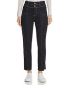 Joie Aelicia Cropped Straight-leg Jeans In Hudson