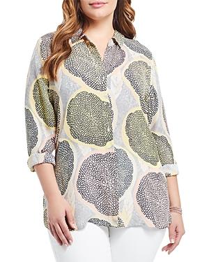 Nic+zoe Plus Citrus Printed Shirt