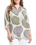Nic+zoe Plus Citrus Printed Shirt