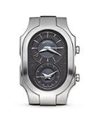 Philip Stein Signature Dark Grey Chronograph Stainless Steel Watch Head, 32mm