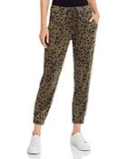 Bella Dahl Leopard Print Pocket Jogger Pants