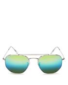 Ray-ban Marshal Mirrored Hexagonal Sunglasses, 54mm