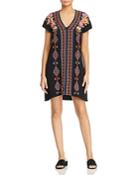Johnny Was Vella Embroidered Tunic Dress