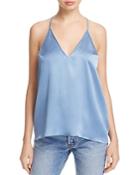 Cami Nyc Emily Lace Racerback Silk Camisole